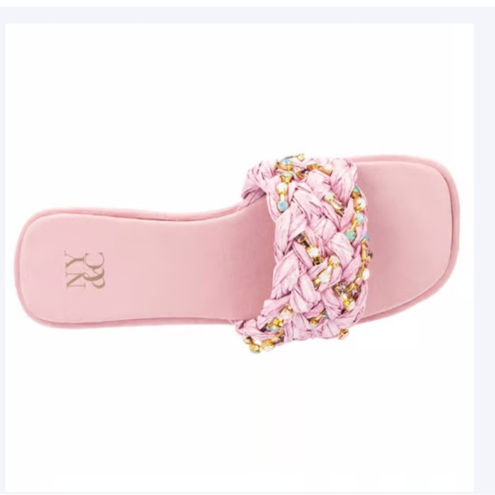 NWT New York and Company Izzy Slide Sandal